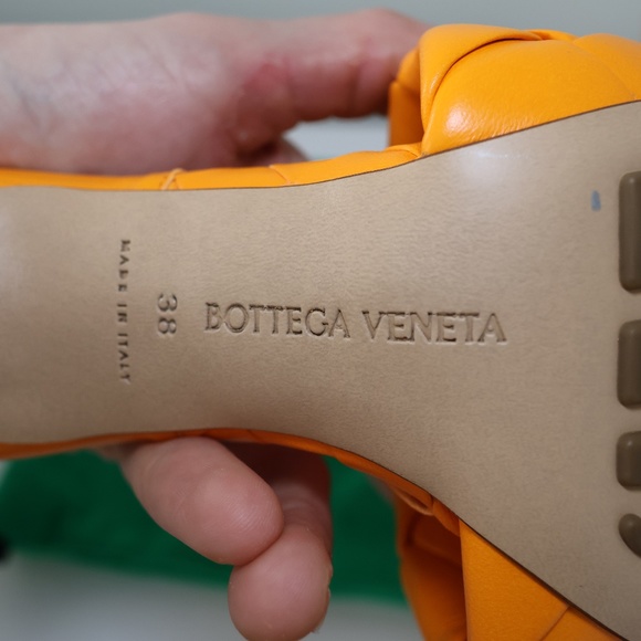 Bottega Veneta Lido Mules Color Tangerine - Picture 8 of 14